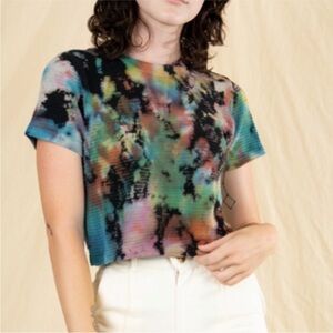 Big Bud Press Rainbow Magic Tie Dye Waffle Shirt